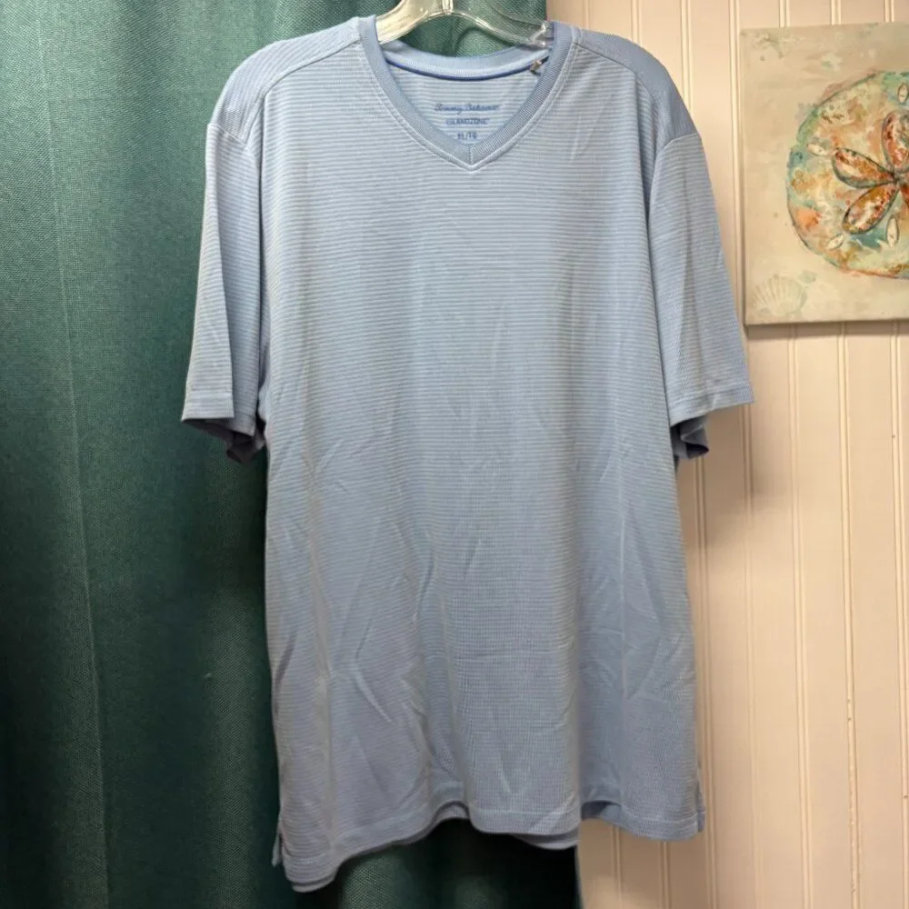 Tommy Bahama Short Sleeve Blue Casual Shirt Size XL